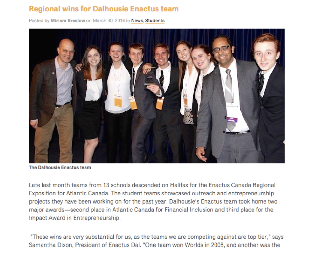 Dalhousie Enactus 